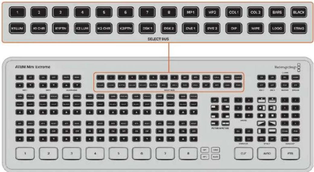 Blackmagic Design ATEM Mini Extreme - Seleccionar bus - 1