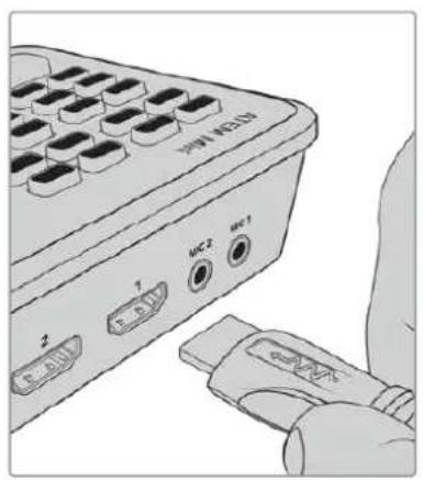 Blackmagic Design ATEM Mini Extreme - 连接视频源 - 1