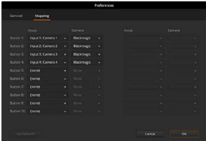 Blackmagic Design ATEM Mini Extreme - Button Mapping - 1
