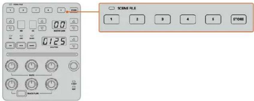 Blackmagic Design ATEM Mini Extreme - シーンファイルを呼び出す: - 1