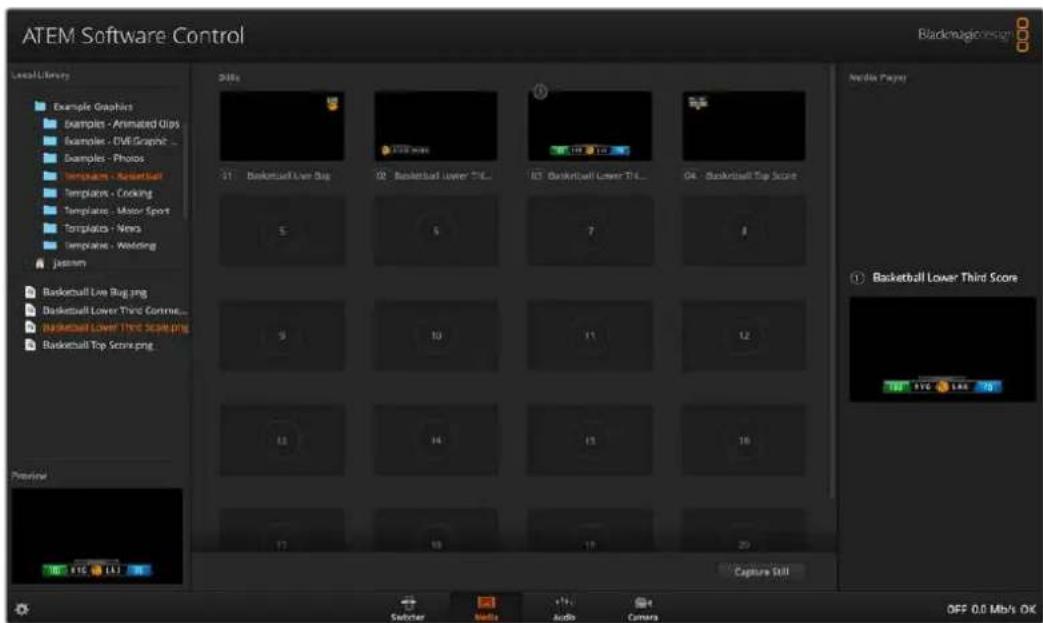 Blackmagic Design ATEM Mini Extreme - ATEM Media Pool - 1