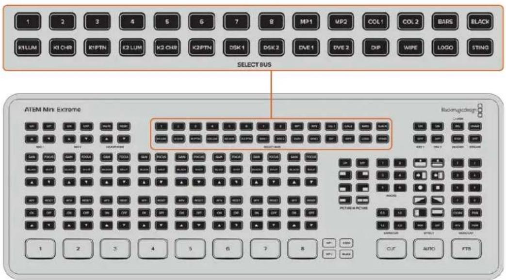 Blackmagic Design ATEM Mini Extreme - 選択バス - 1