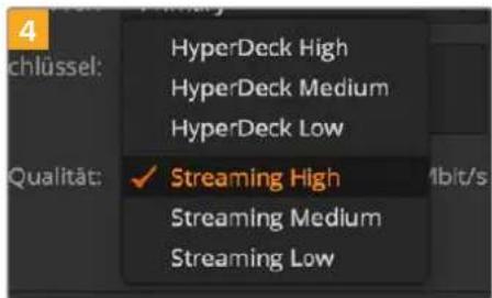 Blackmagic Design ATEM Mini Extreme - So konfigurieren Sie die Einstellungen für YouTube Studio: - 9