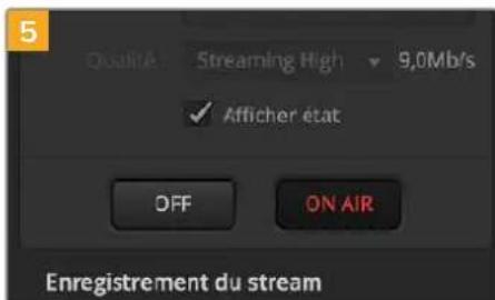 Blackmagic Design ATEM Mini Extreme - Configurer les paramètres pour YouTube Studio : - 10