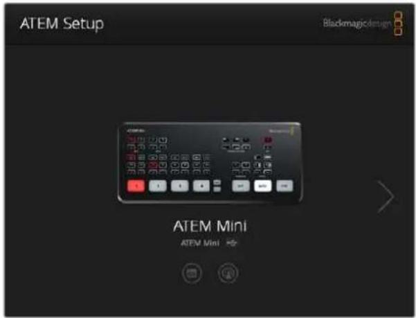 Blackmagic Design ATEM Mini Extreme - Paramètres de l'utilitaire de l'atem mini - 1