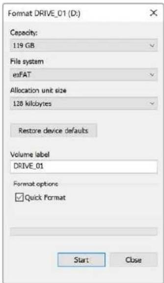Blackmagic Design ATEM Mini Extreme - Preparación de soportes en Windows - 1