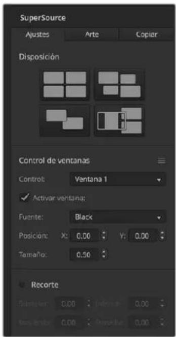 Blackmagic Design ATEM Mini Extreme - Configuración de la función SuperSource - 1