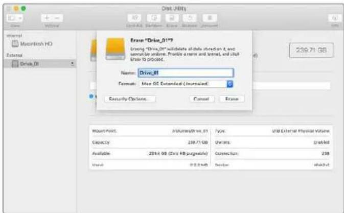 Blackmagic Design ATEM Mini Extreme - Formatting Media on a Mac Computer - 1