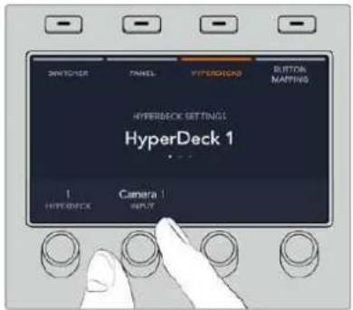 Blackmagic Design ATEM Mini Extreme - Zuweisen eines Eingangs zu einem HyperDeck - 1
