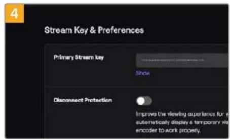 Blackmagic Design ATEM Mini Extreme - To configure your settings for Twitch: - 4