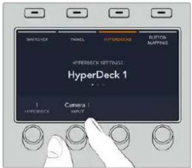 Blackmagic Design ATEM Mini Extreme - Attribuer une entrée à un HyperDeck - 1