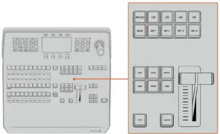 Blackmagic Design ATEM Mini Extreme - Übergangssteuerung und Upstream-Keyer - 1