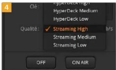 Blackmagic Design ATEM Mini Extreme - Configurer les paramètres pour YouTube Studio : - 9