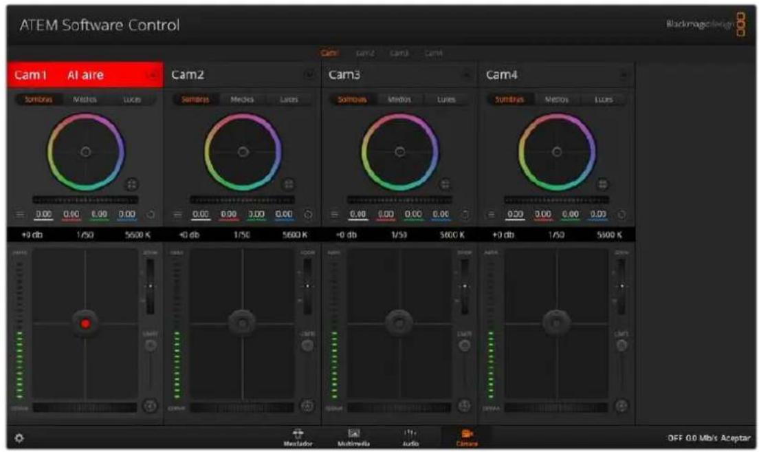 Blackmagic Design ATEM Mini Extreme - Uso de la función de control de cámaras - 1