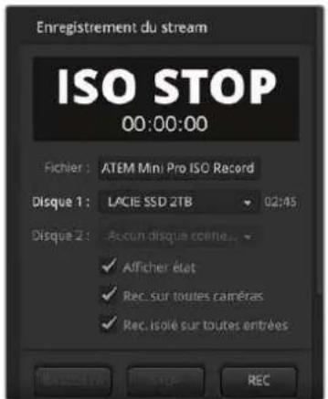 Blackmagic Design ATEM Mini Extreme - Comment enregistrer des fichiers ISO - 1
