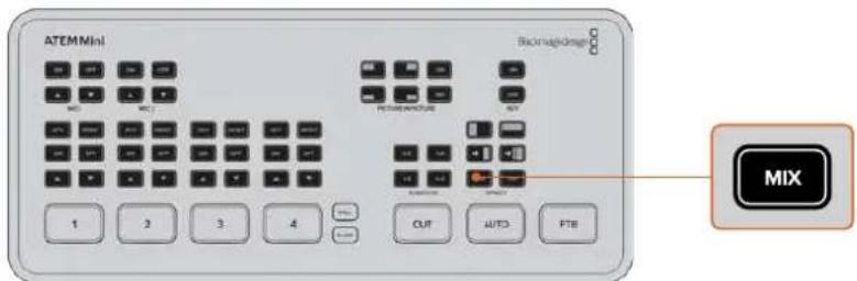 Blackmagic Design ATEM Mini Extreme - Effectuer une transition automatique mix: - 1