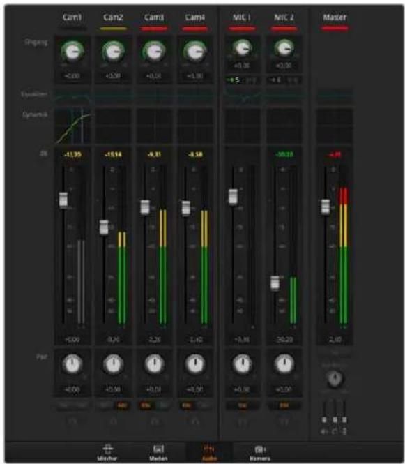 Blackmagic Design ATEM Mini Extreme - Anschließen Ihres Tonmischpults - 1