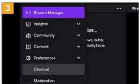 Blackmagic Design ATEM Mini Extreme - Configurer les paramètres pour twitch: - 3