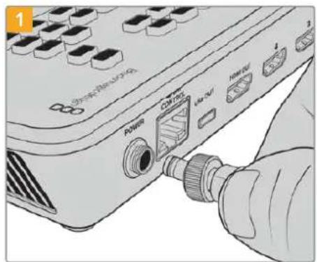 Blackmagic Design ATEM Mini Extreme - Plugging in Power - 1