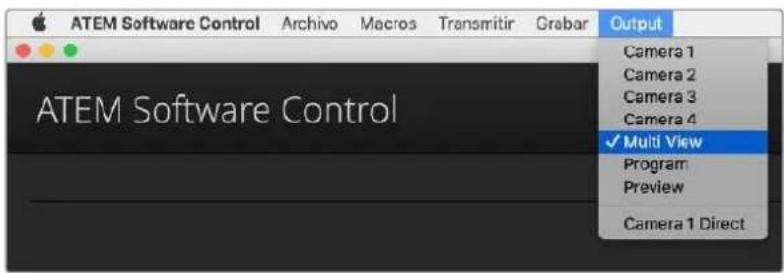 Blackmagic Design ATEM Mini Extreme - Configuración de la salida HDMI - 1