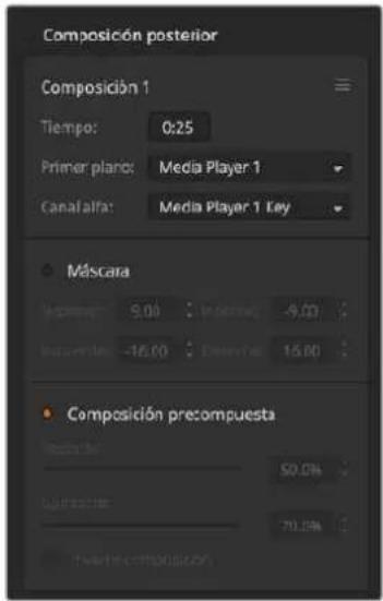 Blackmagic Design ATEM Mini Extreme - Para realizar una composición posterior lineal o por luminancia desde el programa Informático: - 1
