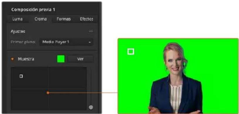 Blackmagic Design ATEM Mini Extreme - Para lograr una superposición convincente de imágenes por crominancia mediante el compositor avanzado: - 1
