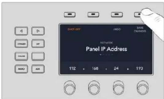 Blackmagic Design ATEM Mini Extreme - Para modificar los ajustes de red en el modelo ATEM 1 M/E Advanced Panel: - 2