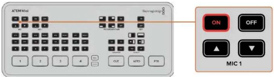 Blackmagic Design ATEM Mini Extreme - 连接麦克风 - 2