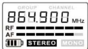 LD Systems MEI 100 G2 B5 - Indicatore di modalità stereo/mono: - 1