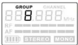 LD Systems MEI 100 G2 B5 - Opcje wyświetlacza LCD: - 1