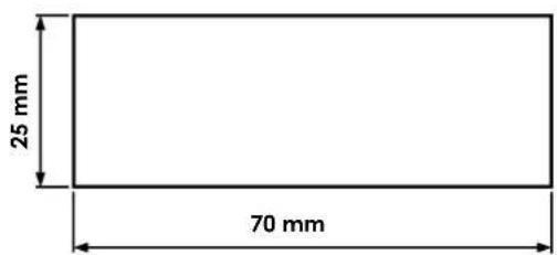 25 mm 70 mm