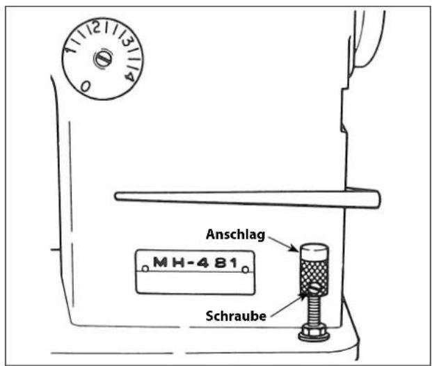 Anschlag MH-4 81 Schraube