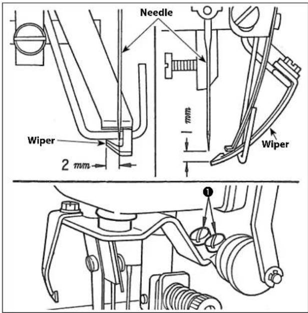 Needle Wiper 2 mm mm Wiper 1