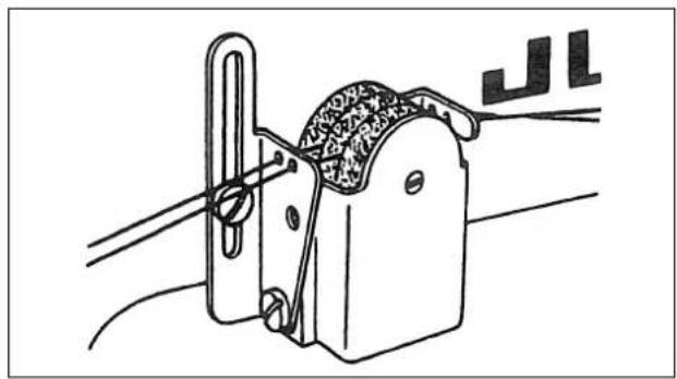 JUKI MH484 - HOW TO INSTALL THE SILICON OIL LUBRICATING UNIT - 1
