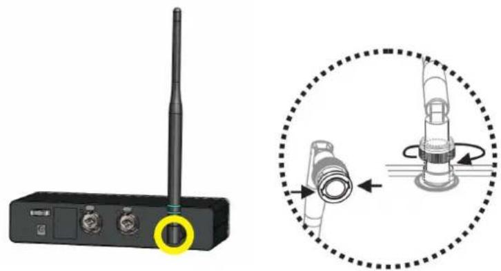 DB Technologies DEM 30 - INSTALLING THE ANTENNA - 1