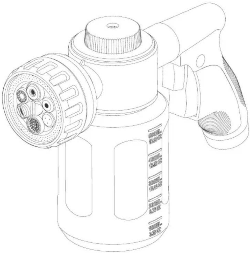 Aqua Joe AJMSGTND - PISTOLA ROCIADORA PARA MANGUERA DE JARDÍN - 1