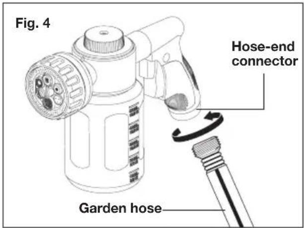 Aqua Joe AJMSGTND - Connecting to the Garden Hose - 1