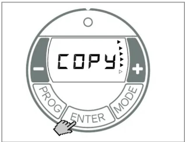 COPY PROG ENTER MODE