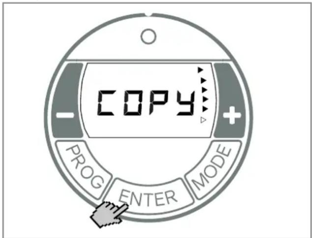 COPY PROG ENTER MODE