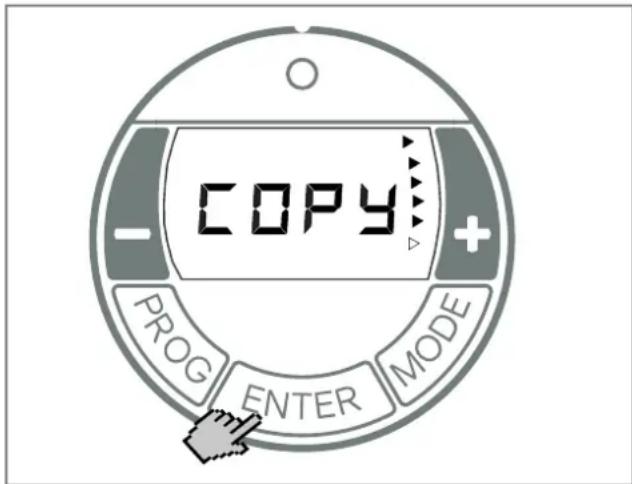 COPY PROG ENTER MODE