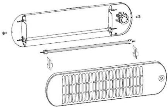 DIMPLEX BS 1201 S - Het verwarmingselement vervangen - 1