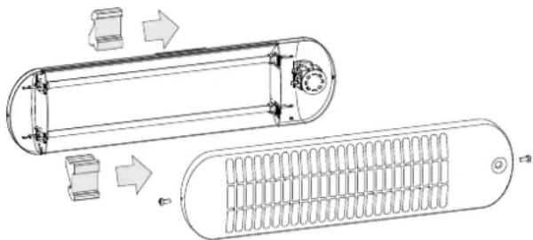DIMPLEX BS 1201 S - De transportbeveiliging verwijderen - 1