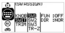 Absima CR7P - ASSIGN (Tasteneinstellungen) - 1