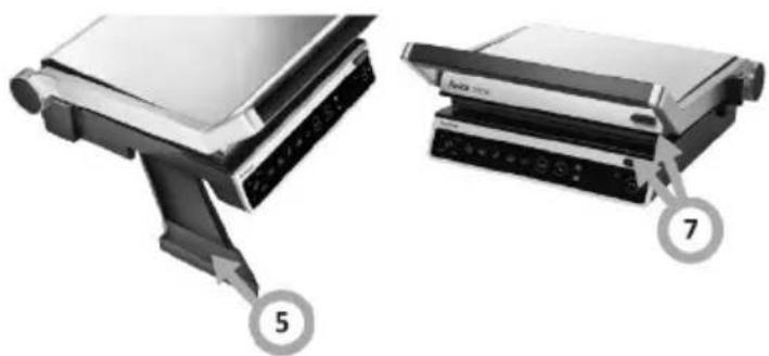 AMICA ProfiGrill GK 5011 - Équipement et construction de l'appareil: - 2