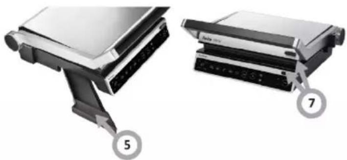 AMICA ProfiGrill GK 5011 - A KÉSZÜLÉK FELSZERELÉSE ÉS FELÉPÍTÉSE: - 2