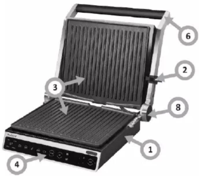 AMICA ProfiGrill GK 5011 - ТЕХНИЧЕСКИ ДАННИ: - 1