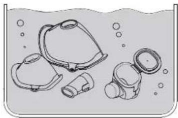 Flaem LightNeb - CZYSZCZENIE Akcesoriów, zbiornika na lek i mesh: - 1