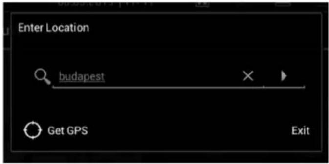 MEDION LIFE P85252 (MD 86883) - Location entry for AccuWeather - 3