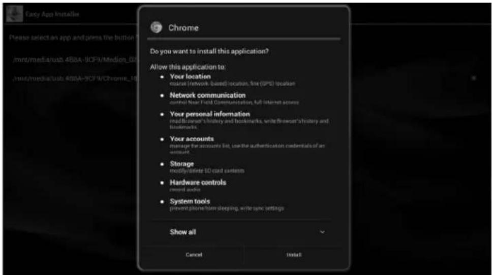 MEDION LIFE P85252 (MD 86883) - Installing apps from external data carriers - 2