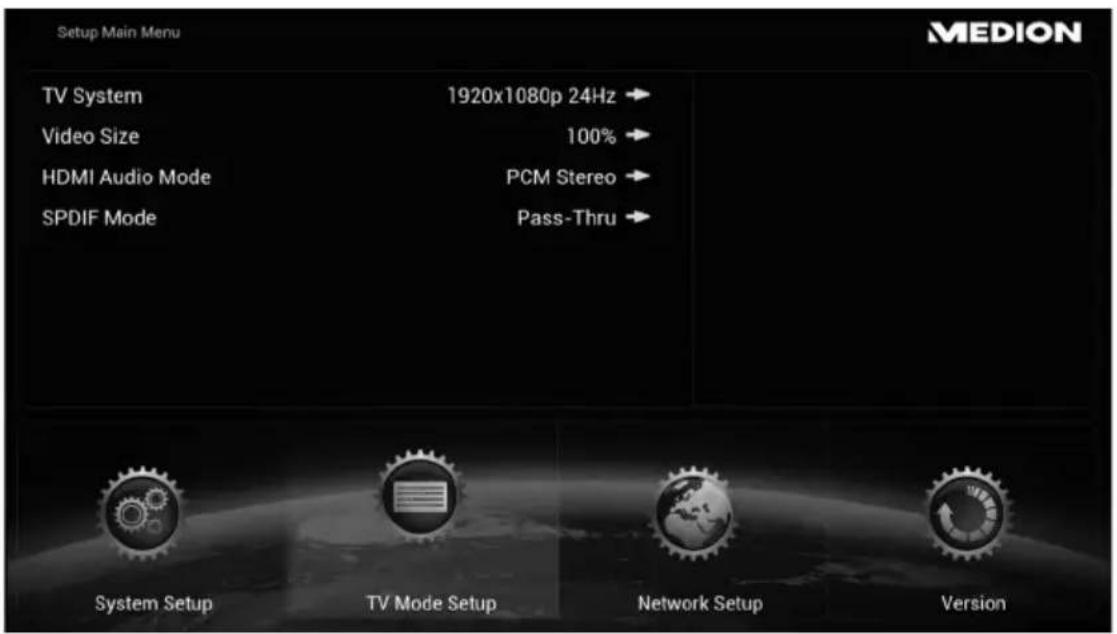 MEDION LIFE P85252 (MD 86883) - TV Mode Setup - 1